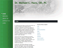 Tablet Screenshot of drmichaelhans.com
